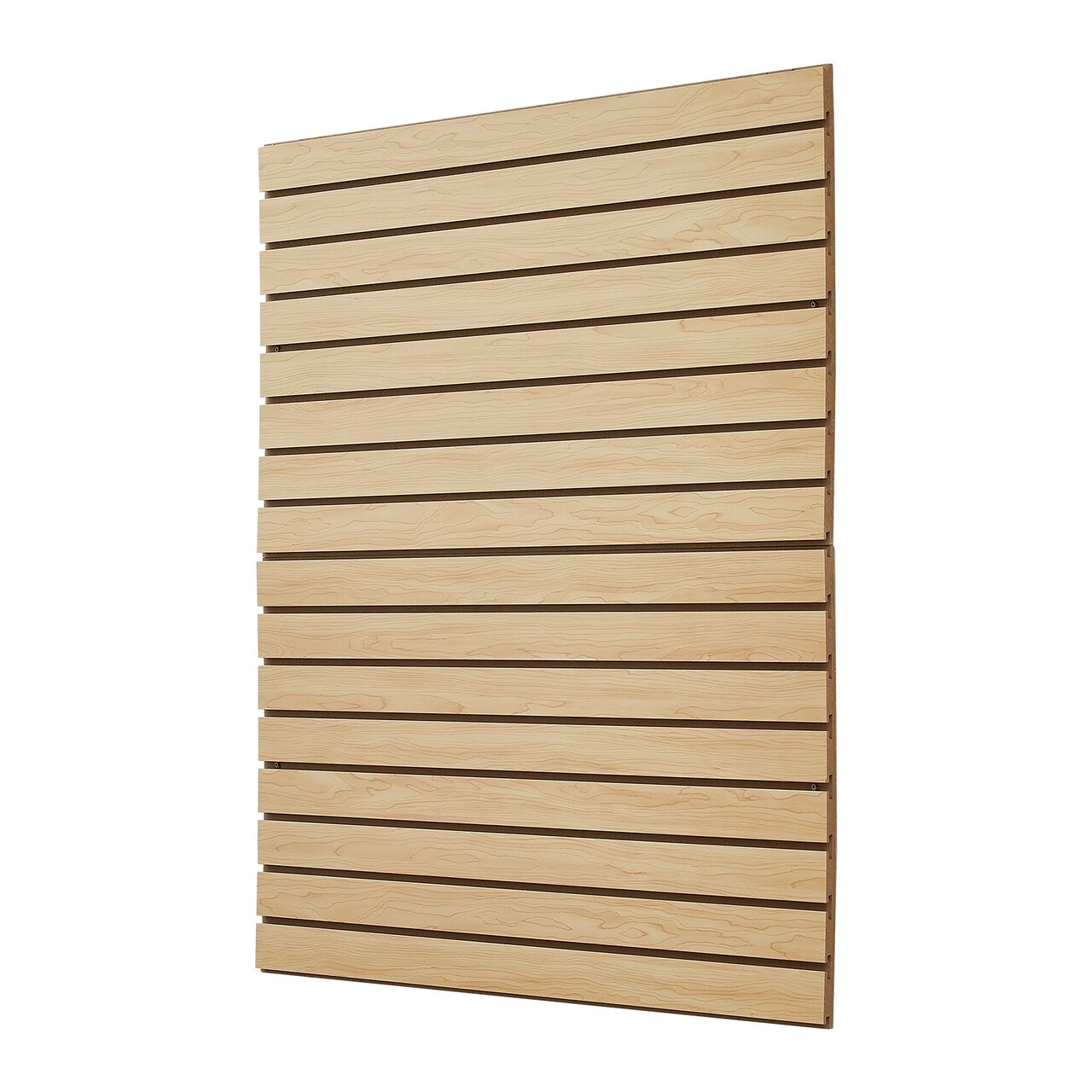 MDF Slat Wall Panels 2 Pack Heavy Duty Garage Wall Organizer System 25 lbs Load Capacity Durable